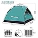 MIABOO Camping Tent 3-4 Person,Windbreak Automatic Pop Up UV Protection Backpacking Tent for Hiking Camping Outdoor,Waterproof Double Family Beach Tent with Carrying Bag