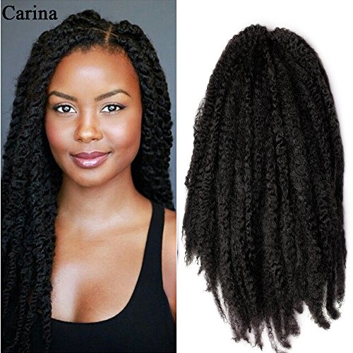Carina 3 Bundles Afro Kinkys Curly Hair Extensions Long Afro Kinky