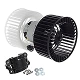 AUTEX HVAC Blower Motor Assembly Compatible with 2001 2002 2003 2004 2005 BMW 320i 325i 325Xi 330i 330Xi Blower Motor 01 02 03 04 05 06 BMW 325Ci 330Ci M3 04-08 BMW X3 AC Blower Motor 700165 BM3126100