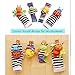 leoyoubei Baby Socks Toys Wrist Rattles and Foot Finders Multicolor 4 pack