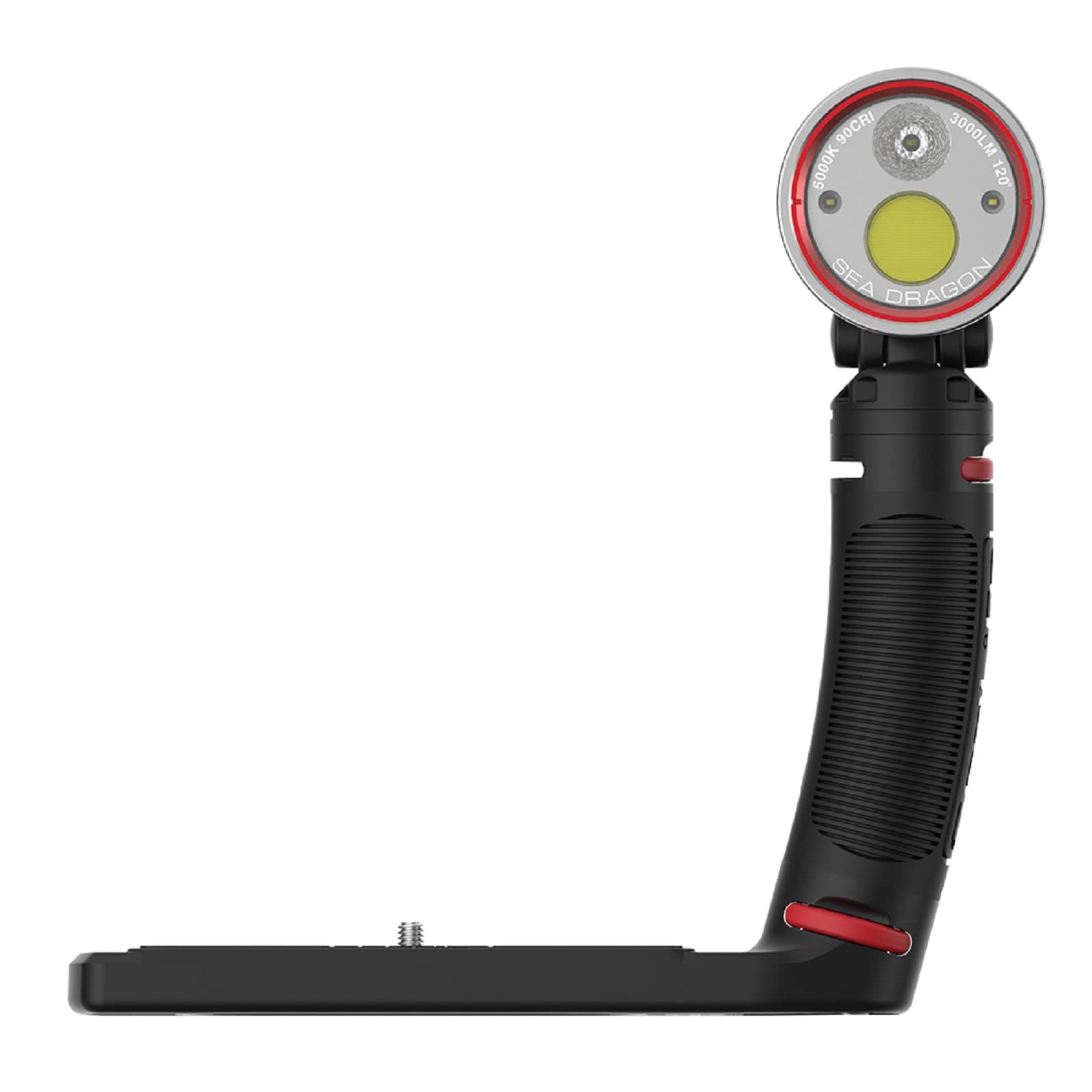 SeaLife Sea Dragon 3000SF Pro Dual Beam Compact Underwater Scuba Diving Photo-Video COB LED Light, Two Beam Angle Light Kit (SL679)