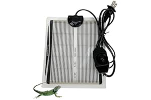 YM YOUMU YOUMU Reptile Heating Pad- (5W/15W/25W/35W) Temperature Adjustable Terrarium Heat Mat for Turtle/Snake/Frog/Lizard/Small Animals/Plant Box (5W(7.08in5.9in))