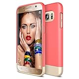 Galaxy S7 Case, Maxboost [Vibrance Series] Protective Slider Case for Samsung Galaxy S7 SOFT-Interior Scratch Protection with Vibrant Color - Italian Rose/Gold