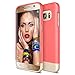Galaxy S7 Case, Maxboost® [Vibrance Series] Protective Slider Case for Samsung Galaxy S7 [Lifetime Warranty] SOFT-Interior Scratch Protection with Vibrant Color - Italian Rose/Gold