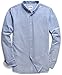 Mocotono Men's Oxford Long Sleeve Button Down Casual Dress Shirt