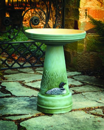 Burley clay great northern loon bath set
