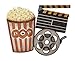 Deco 79 53270 Metal Movie Wall Decor, 28