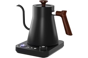 VICBINLY Electric Gooseneck Kettle, Pour Over Coffee and Tea Kettle, 0.9L Tea Kettle, 1200 Watt Quick Heating, Boil-Dry Prote