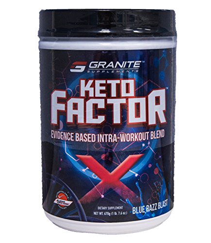Granite Supplements Keto Factor X Intra-Workout Blue Razz Blast 670g
