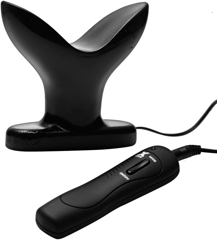 Master Series Black 10-Mode Vibrating Anal Anchor Security Plug