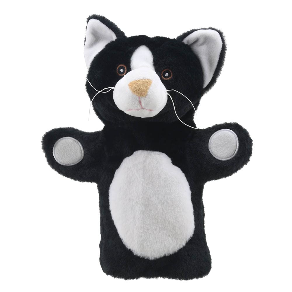 The Puppet Company Cat (Black and White) - Eco Animal Puppet Buddies