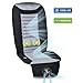 Snailax Cooling car seat Cushion with 2 Levels Cool car Fan and 2 Vibration Massager Motors on Lower Back, car seat Cooling pad for Car Truck, Office or Home use AL252