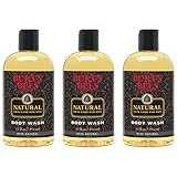 Burt's Bees Natural Skin Care for Men Body Wash, 12 Fluid Ounces (Pack of 3)