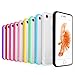 Costyle 10 Pack Slim Thin TPU Bumper+Crystal Clear PC Back Protective Case Cover Skin Compatible for iPhone 7 iPhone 8 4.7 inch-Black White Purple Pink Rose Red Yellow Green Blue Hot Pink