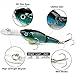 YONGZHI Fishing Lures Multi-Jointed Wobbler Crankbait Minnow and Popper VIB Top-Water Lure with Treble Hooks for Bass Trout Walleye Freshwater Saltwater Swimbaits