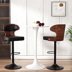 Nalupatio Bar Stools Set of 4 Seat Adjustable