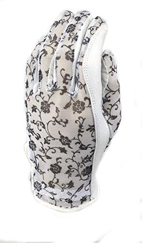 Evertan Women's Tan Through Golf Glove: Roman Holiday - Medium Left Hand
