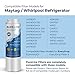 PURELINE NSF & WQA Certified UKF8001 Refrigerator Water Filter, Replacement for Maytag UKF8001P, Whirlpool EDR4RXD1, EveryDrop Filter 4, PUR 4396395 Puriclean II, UKF8001AXX-200, 469006 (Pack of 2)