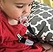 Babygoal White Black Pacifier Clips, 3 Pack Pacifier Holder Clips for Boys and Girls Fits for Most Pacifier Styles & Baby Toys and Baby Gift MP01