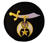 Masonic Shriners 3 1/2 inch embroidered Patch