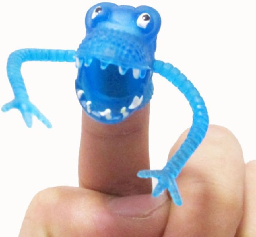 plastic monster finger puppets