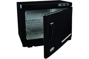 ForPro Professional Collection Premium Hot Towel Warmer, 23L Extra Large Capacity, Two Stainless Steel Racks, Black