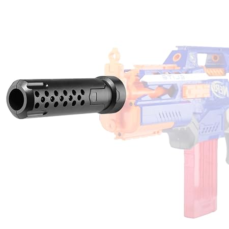 FOKOM Upgrade Barrel Vorne Rohr Deko Kappe Verlänger Decorator Zubehör für Nerf Stryfe/Rapidstrike/Retaliator/Modulus Regulat
