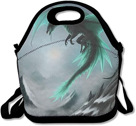 Cool Dragon Bento Bag Lunchbox Handbag For Men Women Adult Kids Boys Girls