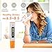 Digital PH Meter, PH Meter 0.01 PH High Accuracy Water Quality Tester with 0-14 PH Measurement Range for Household Drinking, Pool and Aquarium Water PH Tester Design with ATC(NewOrange)