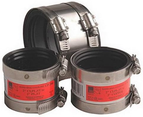 Mission RubberBand Seal CK-115 CK Series Coupling, 1-1/2" x 1-1/2" Or 1-1/4"