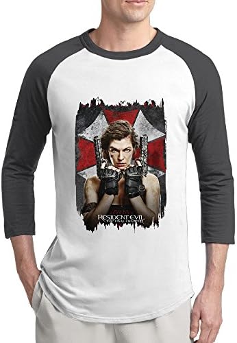 Men Resident Evil The Final Chapter 2016 Poster Baseball Jersey Shirt