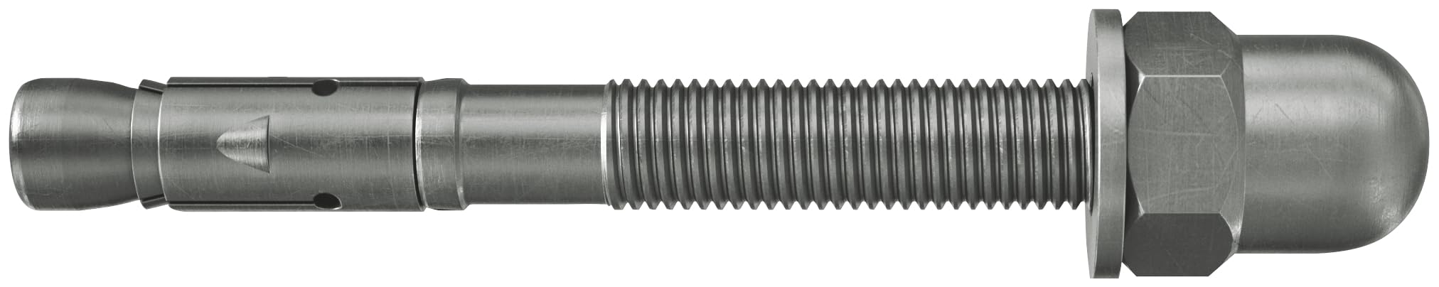 fischer FAZ II Plus 10/20 R Bolt Anchor with Cap Nut Heavy Duty Anchor for Fixings of Heavy Loads with Service Life Over 120 Years, Seismic & ETA Approval, Installation without Drill Hole Cleaning