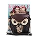 Cute Black Brown Owl Bag/Coin Purse