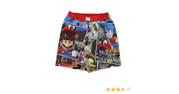 Mario Brothers Boys Swim Shorts 