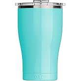 ORCA Chaser 22oz | Insulated, Stainless Steel Cup with a Spill Proof Whale Tale Lid, Dishwasher Safe Tumbler for Hot & Cold Drinks — Seafoam