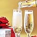 VinoVivo Wine Pearls, Whiskey Stones, Stainless Steel Iceless Wine Chillers - Doesn't Water Down (2 Glass Set)