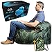 Treadway Bean bag chairs, fishing chair, deck chair, Air Chair, inflatable sofa, air lounger, hangout, hammock, tent peg, pocket, stake loop (Covert Camo)