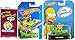 The Homer Hot Wheels 2 Car Set - Retro Entertainment & HW City #89 + Simpsons Trading Card Pack