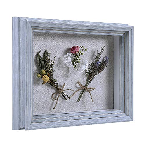 image for Flagship Frames Flagship Shadow Box Frame Sized 8x10 Inch with Linen B