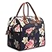 CoolBELL Women Floral Tote Water-Resistant Cooler Bag Soft Leak Proof Box Insulated Lunch Holder with Wide Opening for Wome, M, Peony Flower, M