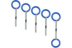 Toyvian Safety Walking Rope with Handle, 6-ring Preschool Leash for Outdoor Kindergarten and Daycare Use