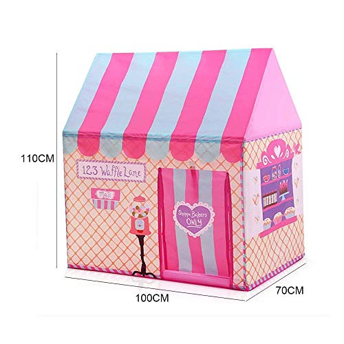 Nice2you Kid Tent Children Play Tent Toy Indoor Outdoor Playhouse Candy Castle with Carrying Bag for Girls Boys 2 3 4 5 6 Years Old Perfect for Birthday, Party, Christmas