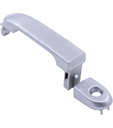 Replacement Front, Driver Side Exterior Door Handle, Chrome, With