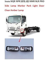 FDONG Side Lamp Marker Park Light Door Clear Amber