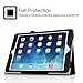 New iPad 9.7 Inch 2018/2017 / iPad Air 2 / iPad Air Case - [Corner Protection] Premium PU Leather Folio Smart Cover w/Auto Sleep/Wake for iPad 9.7 in 2017 Release, iPad Air 1 2(Black)