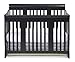 Storkcraft Tuscany 4-in-1 Convertible Crib Black