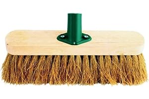 Jantex Soft Coco Wooden Broom Head - 12"