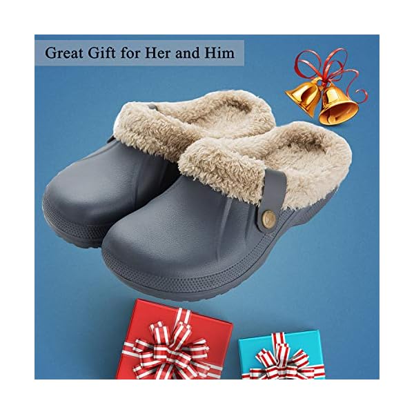 fur lined clogs and mules