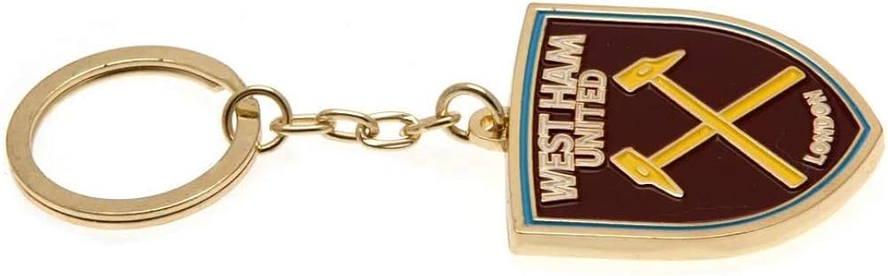 West Ham United FC Keyring, Blue and White - Image 3
