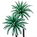 14pcs 1/50 1.9 inch - 6.6 inch Coconut Model Palm Trees Layout Train Scale